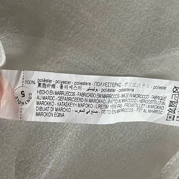 Zara White Sheer Rib Sleeveless Women’s Crewneck SZ L #1696 - Picture 10 of 11